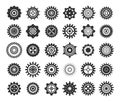 Gears icon collection.